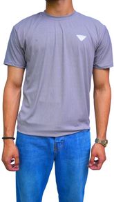 Men's prada texture gray Imported T-Shirt